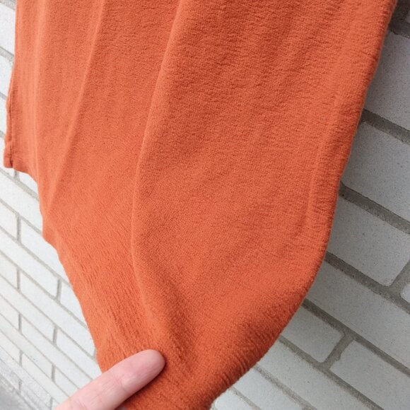 Zara Trafaluc Orange Tunic Top Dress - Picture 5 of 10